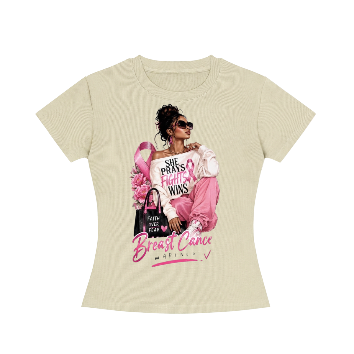 Women's Breast cancer awareness TShirt