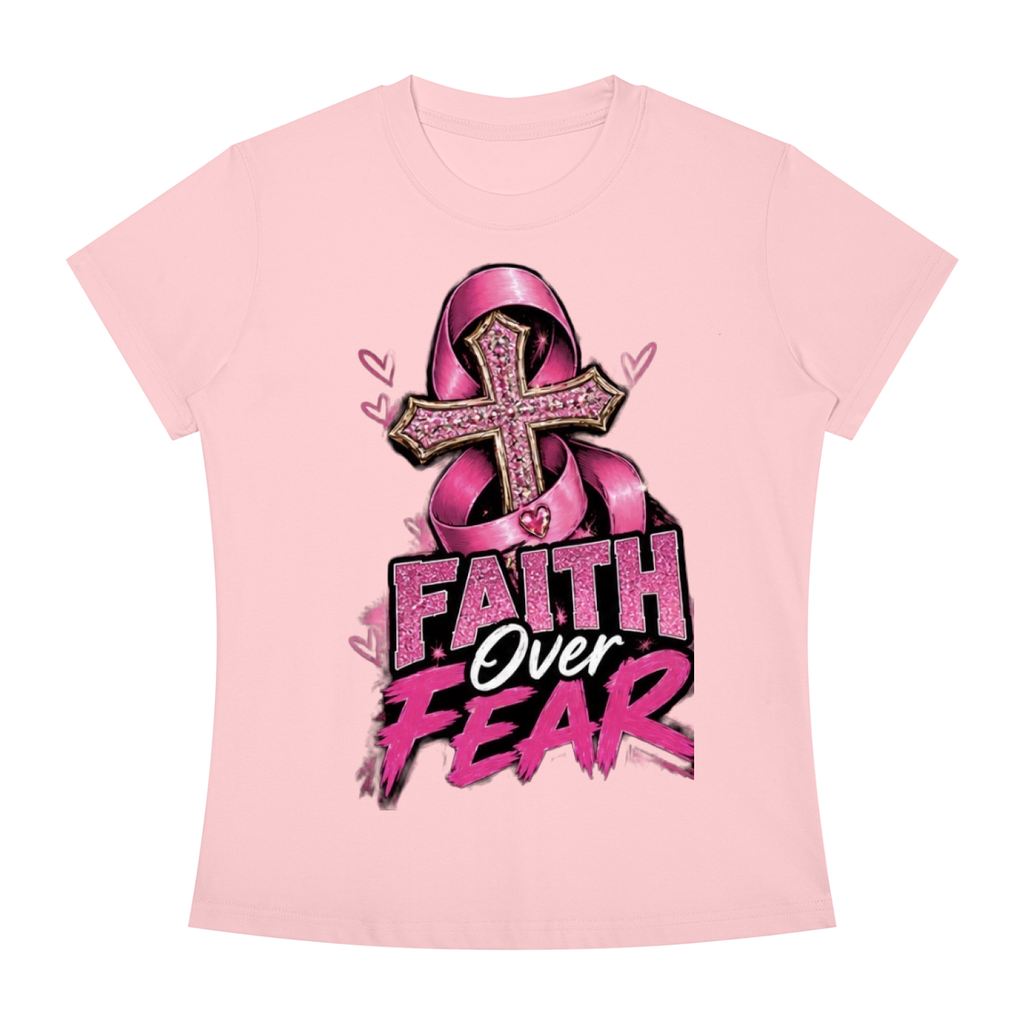Breast cancer over Fear  T-Shirt