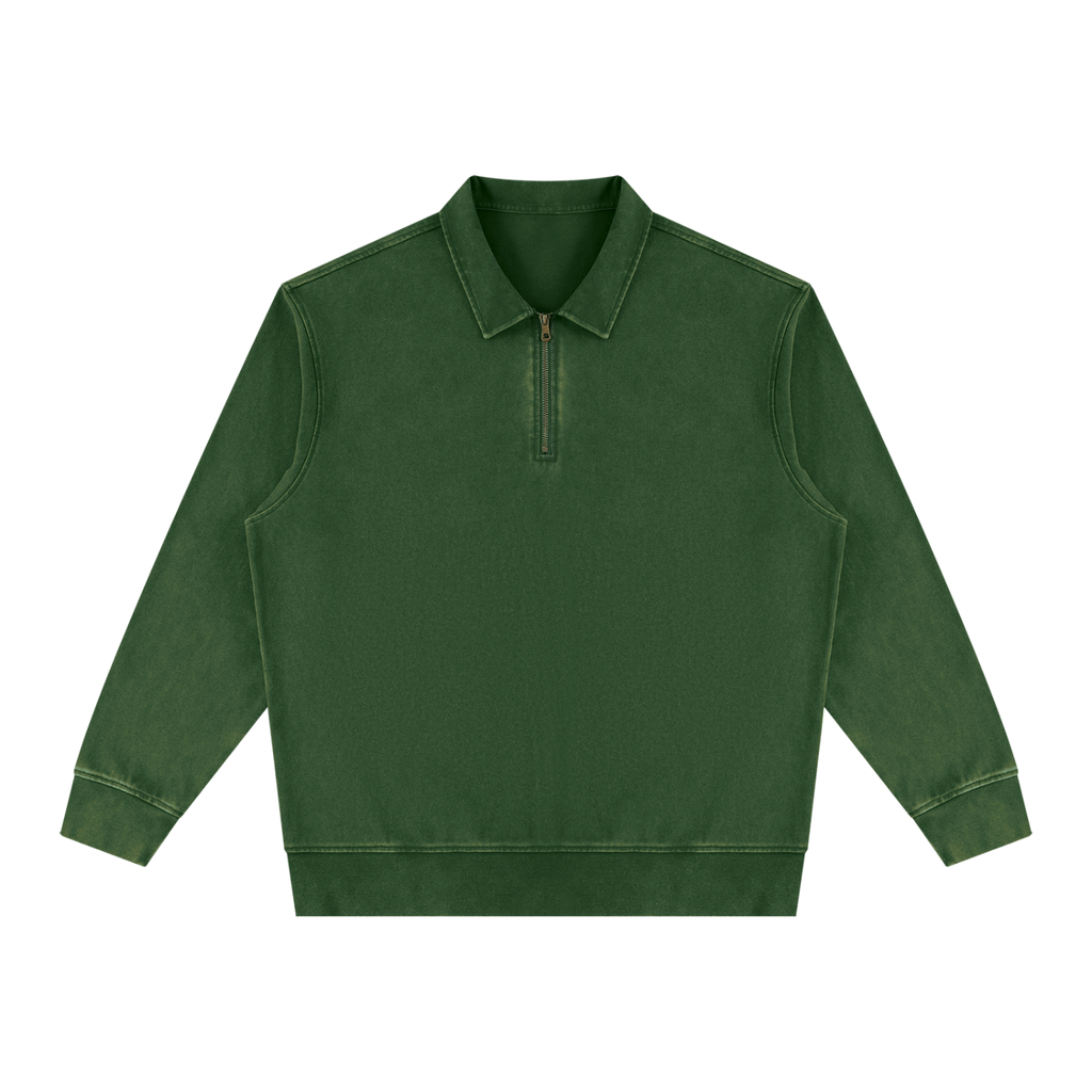 Unisex Vintage Wash Quarter-Zip Sweatshirt