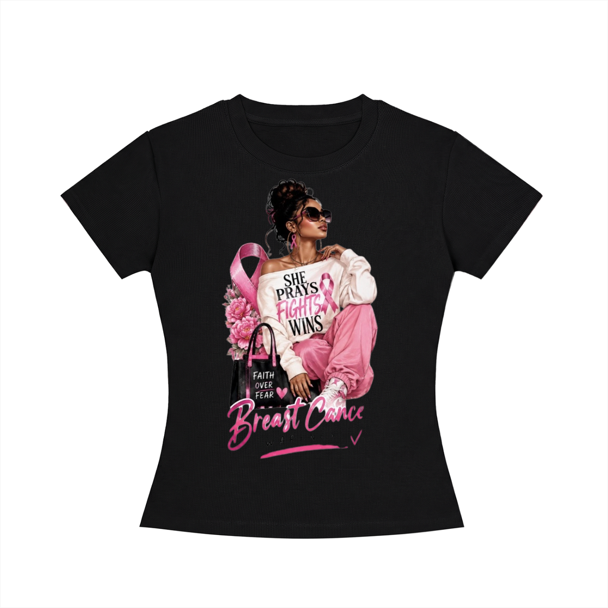 Women's Breast cancer awareness TShirt